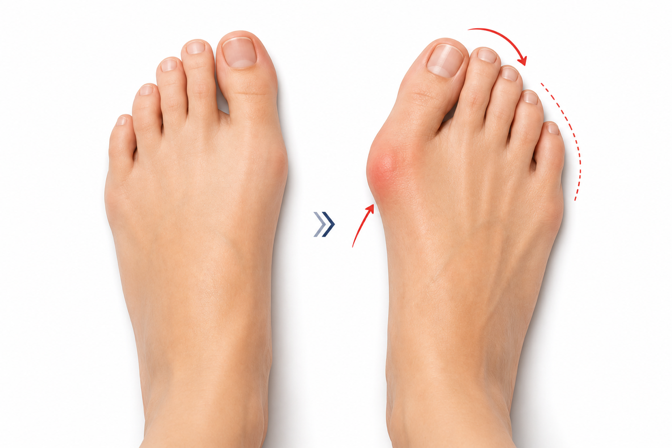 Hallux valgus (montul)