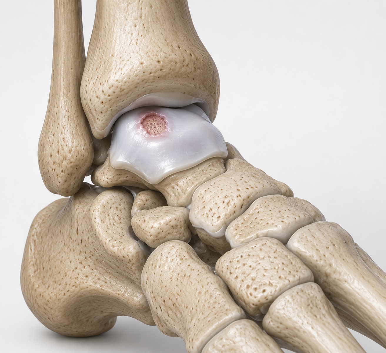 Leziunea osteocondrală a domului talar